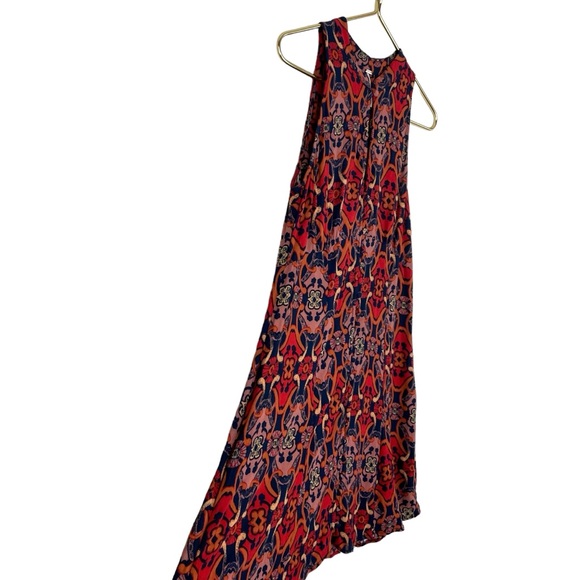 ⭐️ 2/$20 Free People Groovy Get Together Print Funky Tunic Blouse Tank - Picture 9 of 16